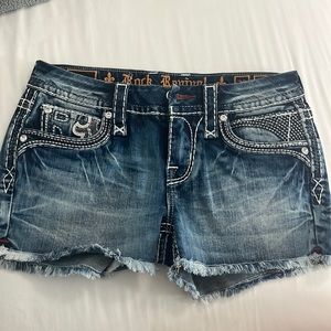 rock revival jean shorts